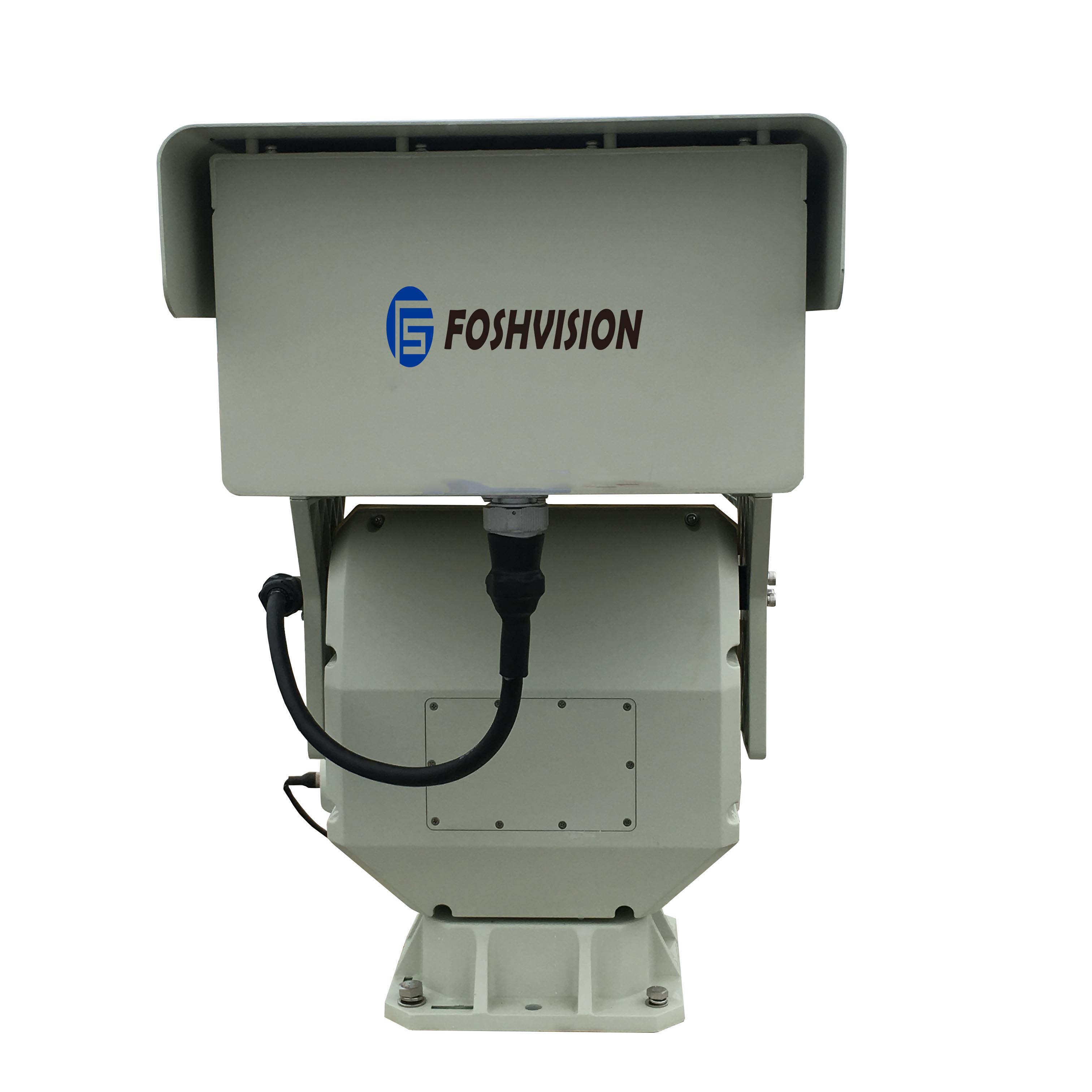 Système d'alarme avec caméra thermique PTZ ignifuge en forêt